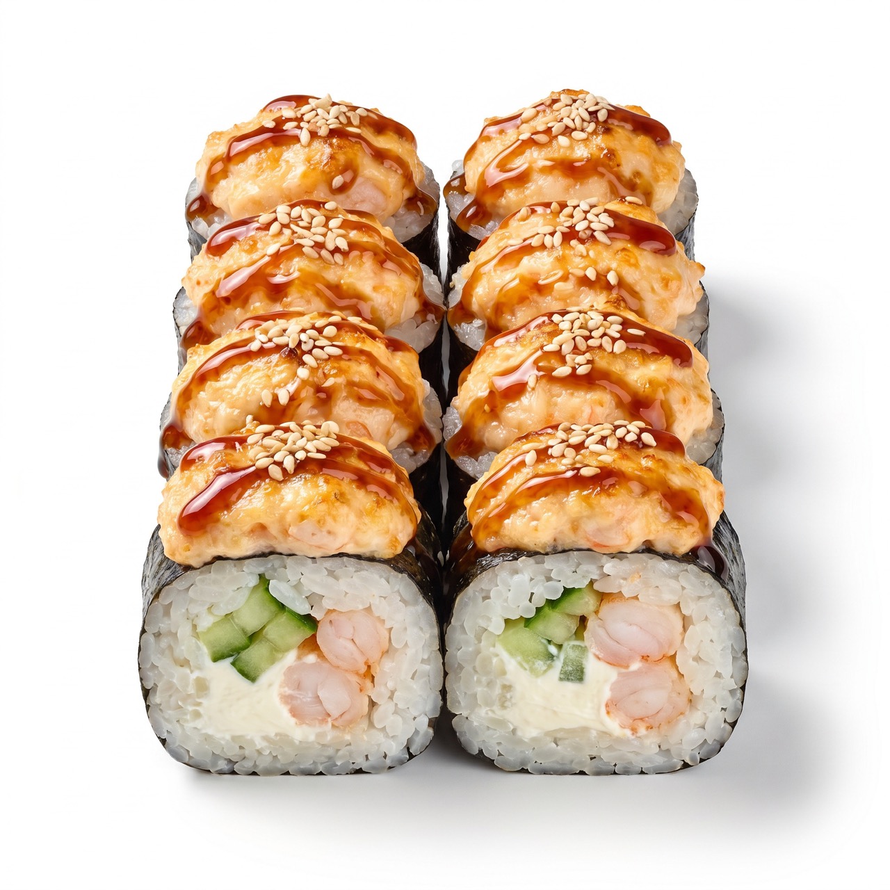 Roll copt cu crevete - livrare Chișinău