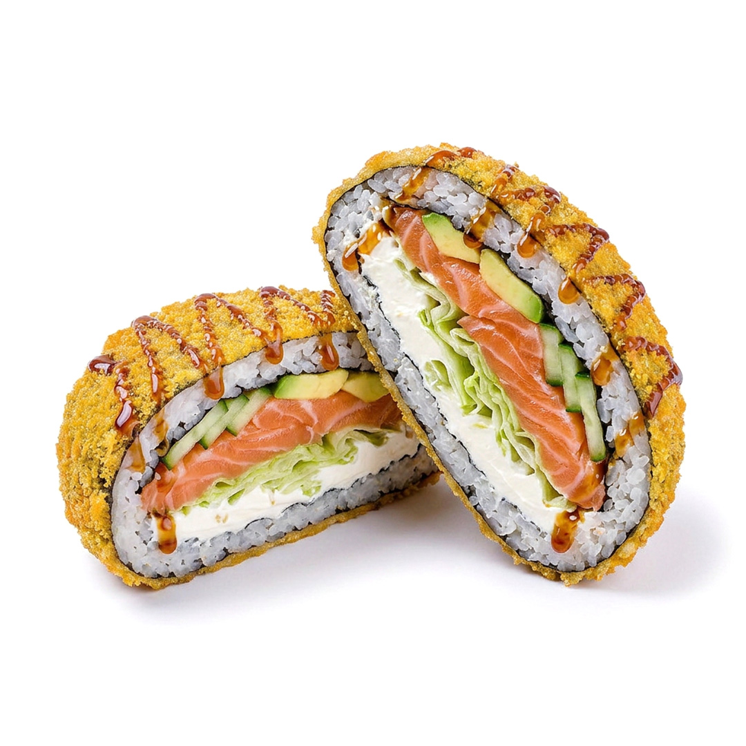 Sushi Burger cu somon - livrare Chișinău